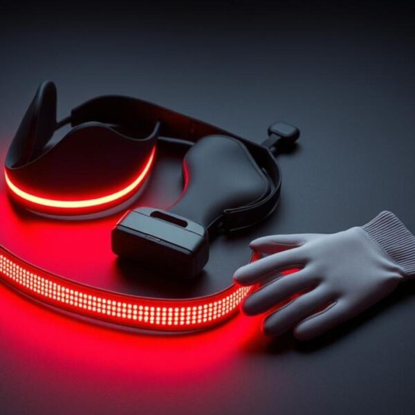 Red Light Masks, Belts, and Gloves
